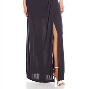 BCBGMaxazria Andreea Overlapped Draped Skirt